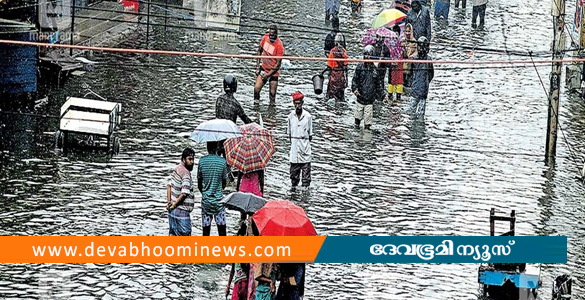 ചെന്നൈ നഗരത്തിൽ കനത്ത മഴ; വിമാനങ്ങളും ട്രെയിനുകളും റദ്ദാക്കി