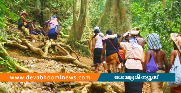 ശബരിമല കാനന പാതയിൽ അയ്യപ്പഭക്തൻ കുഴഞ്ഞ് വീണ് മരിച്ചു