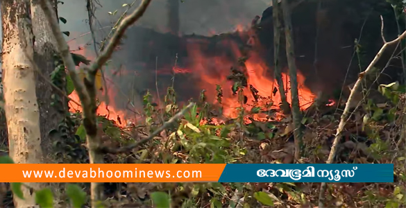 മലപ്പുറത്ത് പൊലീസ് പിടികൂടിയ സ്‌ഫോടക വസ്തുക്കൾ നിർവീര്യമാക്കുന്നതിനിടെ തീപിടുത്തം