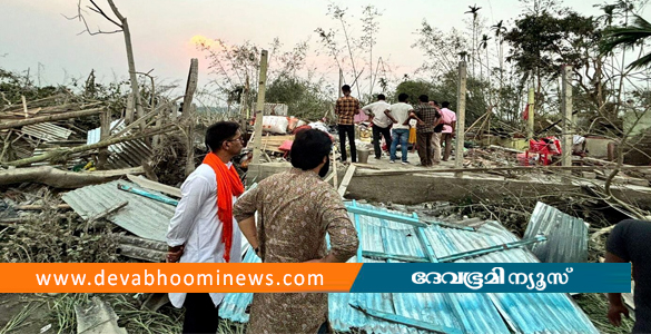 വടക്കന്‍ ബംഗാളില്‍ ചുഴലിക്കാറ്റ്: അഞ്ച് പേര്‍ മരിച്ചു; 100 പേര്‍ക്ക് പരിക്ക്