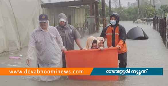 തയ്‌വാനിൽ നാശം വിതച്ച് ഗേമി ചുഴലിക്കാറ്റ്; 8 മരണം