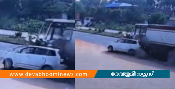 ക്ഷേത്രദര്‍ശനത്തിന് പോയ മലയാളികളുടെ വാഹനത്തിലേക്ക് ലോറി ഇടിച്ചു കയറി; 7 പേര്‍ക്ക് പരിക്ക്